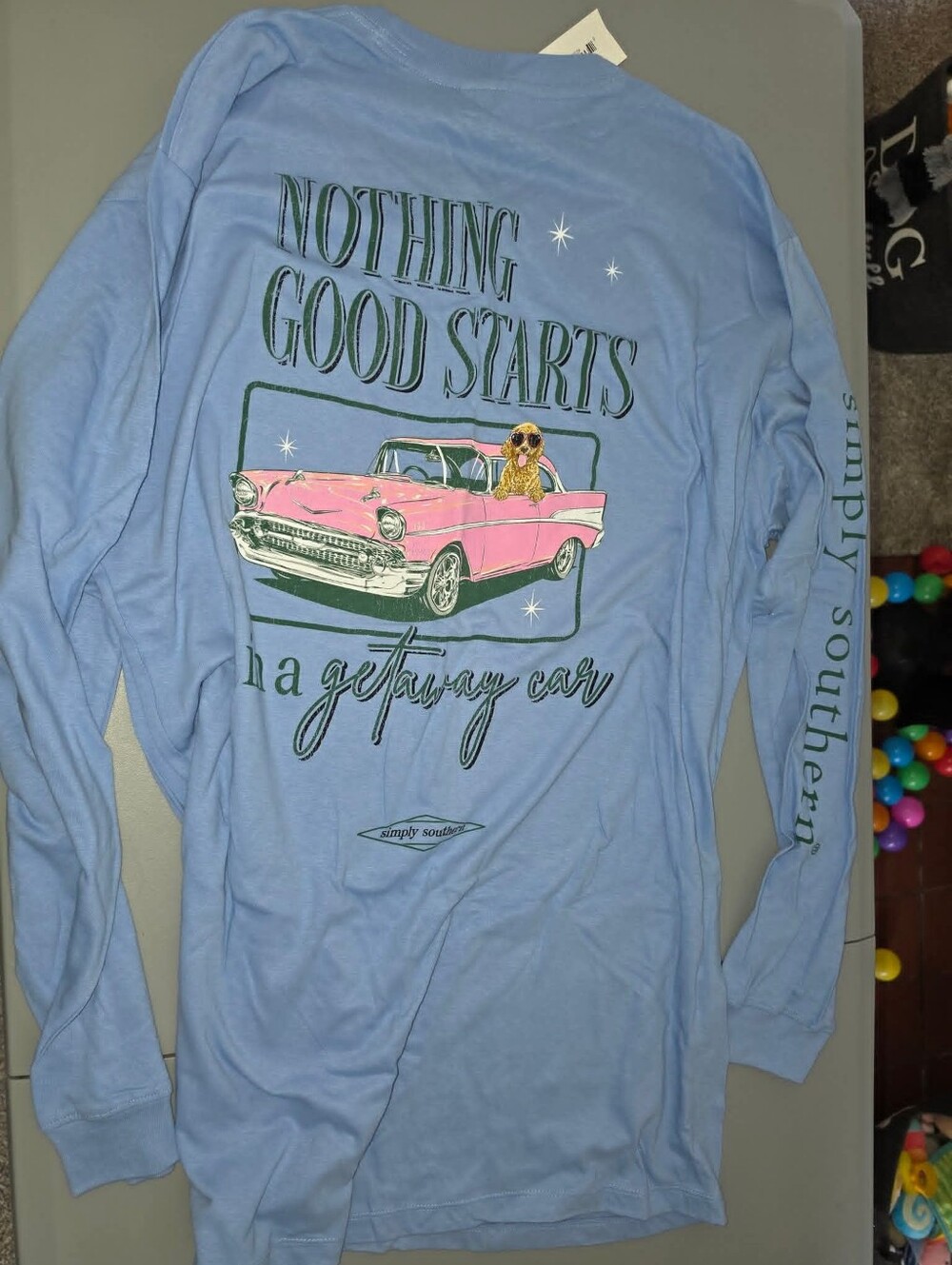 🆕️ New with tags! Women's XL Simply Southern Long Sleeve Shirt